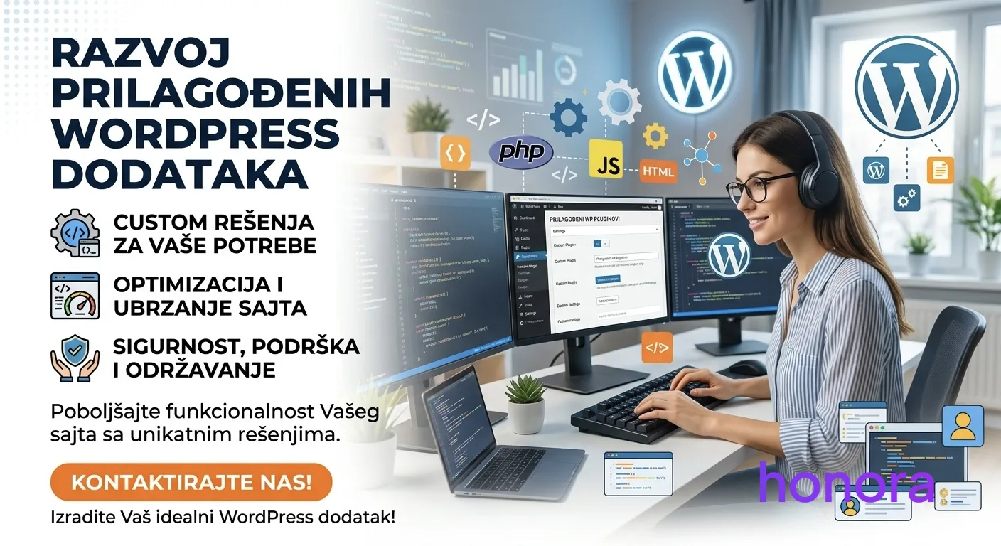 Izrada WordPress plugina po meri — WooCommerce, integracije, fiskalizacija